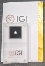 0.73 ct D VS1 Diamante Brillante Certificato IGI