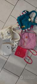 5 borsette bambina 