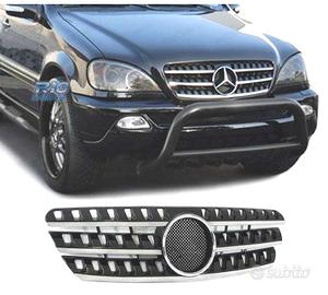 GRIGLIA MERCEDES CLASSE ML W163 98-05 NERO-CROMATO