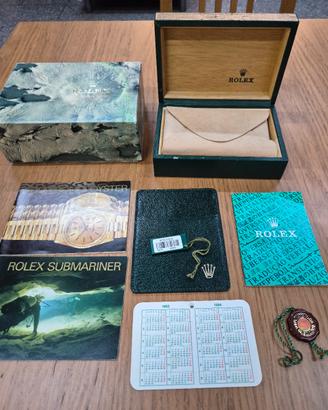 corredo originale rolex submariner 16613