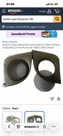 tasche casse fiat punto 188