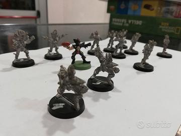 Blood Bowl - Squadra Dark Elves in metallo (OOP)