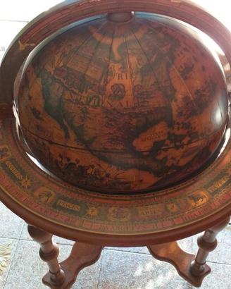 mappa mondo porta liquori