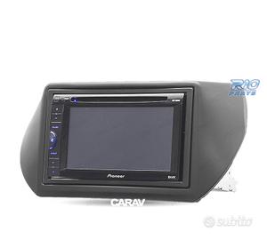 CORNICE NERA RADIO 2-DIN PER CITROEN NEMO PEUGEOT 