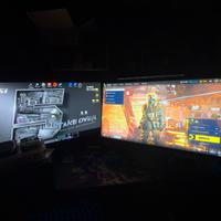 2 monitor gaming + supporto