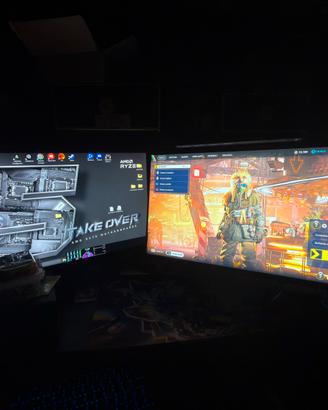 2 monitor gaming + supporto