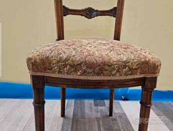 SEDIE N.6 FINE 800 STILE LUIGI FILIPPO..