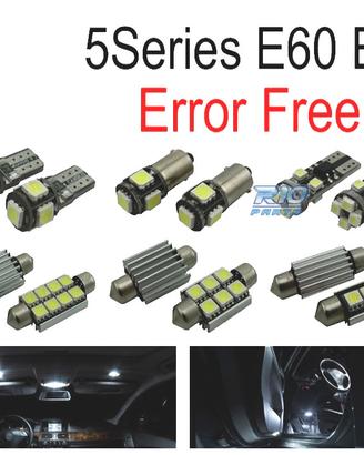 KIT 18 LAMPADE LED INTERNE BMW E60 E61 M5 520I 523