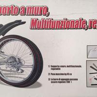 Supporto a muro per biciclette