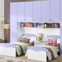 2 letti per cameretta senza materassi 