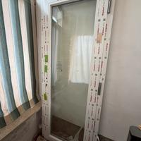 Porta-finestra QFORT nuova - bianco/grigio