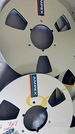 7Bobine x registratore, in alluminio  26,5cm AMPEX