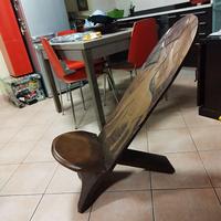 Sedia etnica in legno