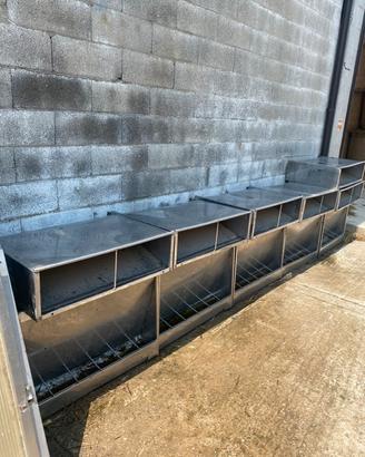 Mangiatoie acciaio inox