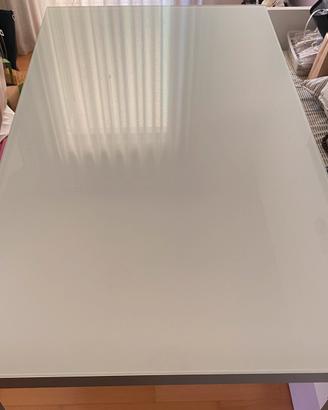 Tavolo Bontempi in vetro 140x80