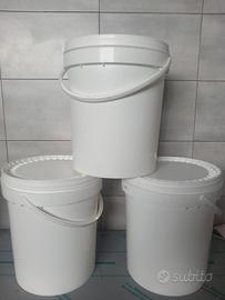 Secchielli in plastica alimentari