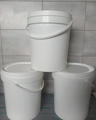 Secchielli in plastica alimentari