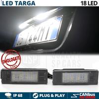 Placche Luci Targa LED per CITROEN C8 CANBUS 6500K