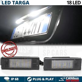 Placche Luci Targa LED per CITROEN C8 CANBUS 6500K