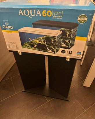 Acquario 60 litri +acquario 20litri accessori e mo