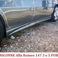 Minigonne in abs Alfa Romeo 147 3 e 5 porte