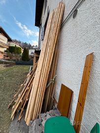 Assi di abete grezze