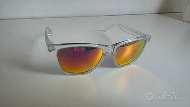 occhiali sole oakley frogskins originali 