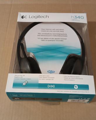 Logitech h340 cuffie usb con microfono