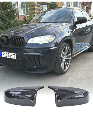 GUSCI SPECCHIO BMW E70 E71 E72 LOOK M NERO LUCIDO