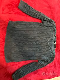 Maglione in cotone a v filavintage