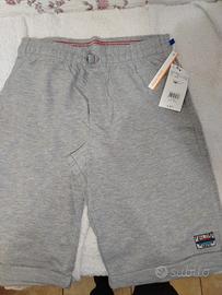 pantaloncini cotone estivo grigio TG 11/12