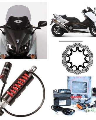 Yamaha T Max ricambi centralina freni cupolino kit