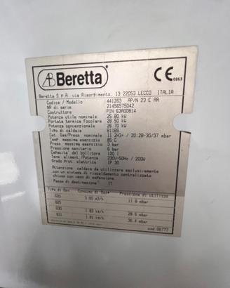 Caldaia Beretta a basamento