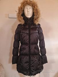 Piumino donna cappuccio con pelo