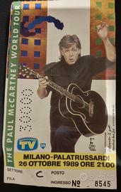 Biglietto originale concerto Paul McCartney raro!