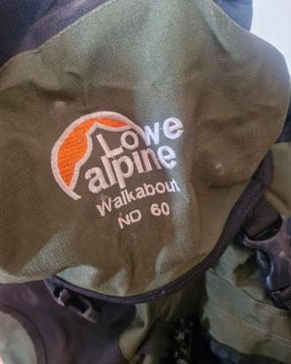 zaino trekking alpino