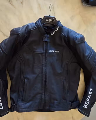 Giacca Moto Pelle Racing Befast Interlagos tg 2XL