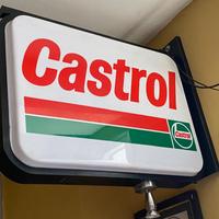 Castrol insegna luminosa