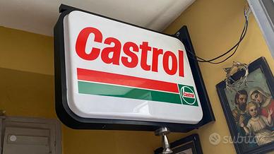 Castrol insegna luminosa