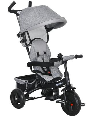 Triciclo spingibile Lovely con maniglione a spinta