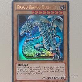 carta Yu-Gi-Oh Drago bianco occhi blu 