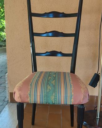 sedia Chiavarina alta Paolo Buffa design vintage 
