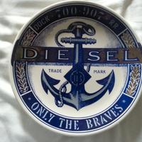 Piatto ceramica Diesel a tiratura numerata,firmato