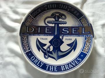 Piatto ceramica Diesel a tiratura numerata,firmato