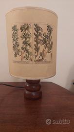 bajour lampada da tavolo stampa antica