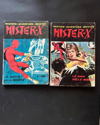 Mister-X lotto fumetti n.7 e n.9 - Ed. cervinia
