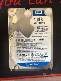 HDD WD 1 TB da 2.5”