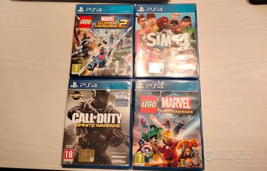  Lotto Giochi PS4  tutti perfettamente funzionanti