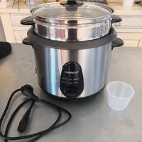 Cuociriso 2 in 1 +vaporiera 2,2L 900W ricecooker