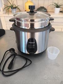 Cuociriso 2 in 1 +vaporiera 2,2L 900W ricecooker